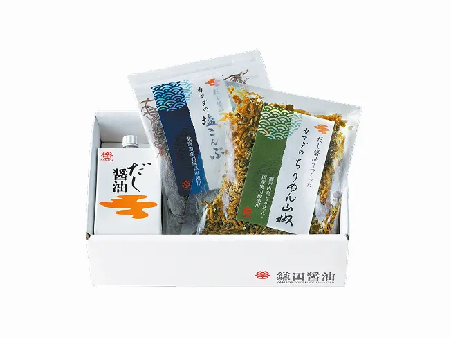 だし醤油とご飯のおとも2種セット