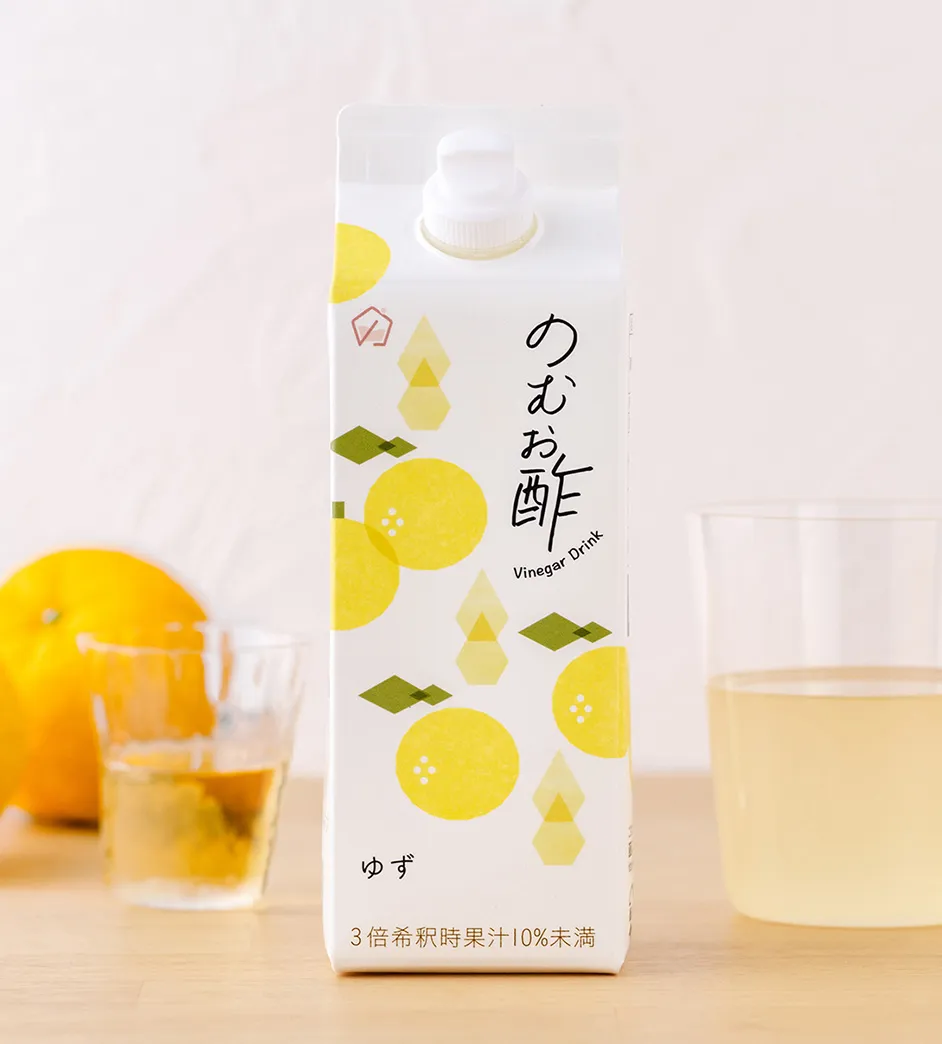 のむお酢 ゆずのパッケージ写真