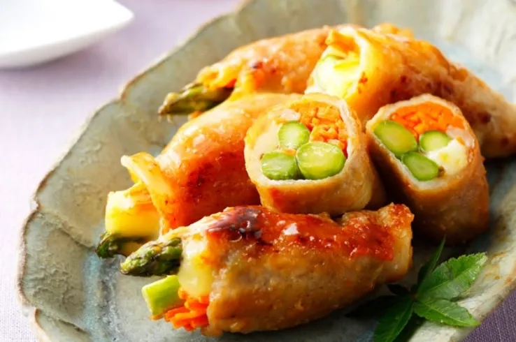 アスパラとチーズの豚肉巻きのイメージ