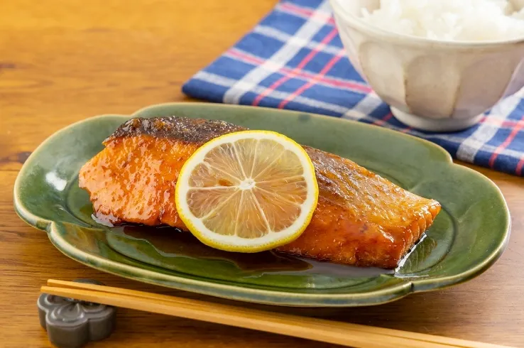 鮭のにんにくだし醤油焼きのイメージ