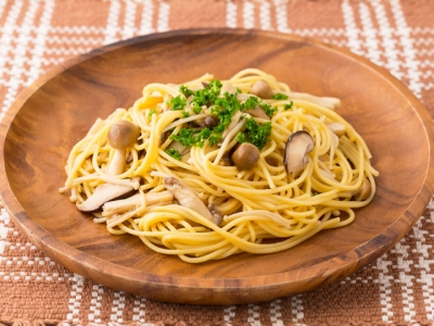 Japanese-Style Mushroom Spaghetti