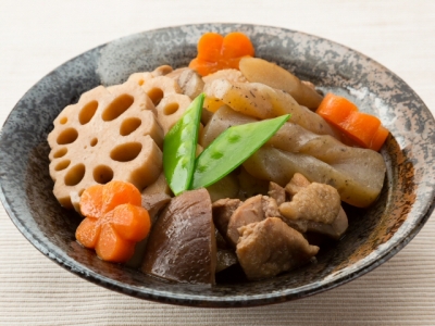 Chikuzen-ni (Simmered Chicken and Vegetables)