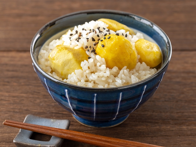 栗ご飯｜カマダレシピ｜鎌田醤油（かまだしょうゆ）公式通販サイト