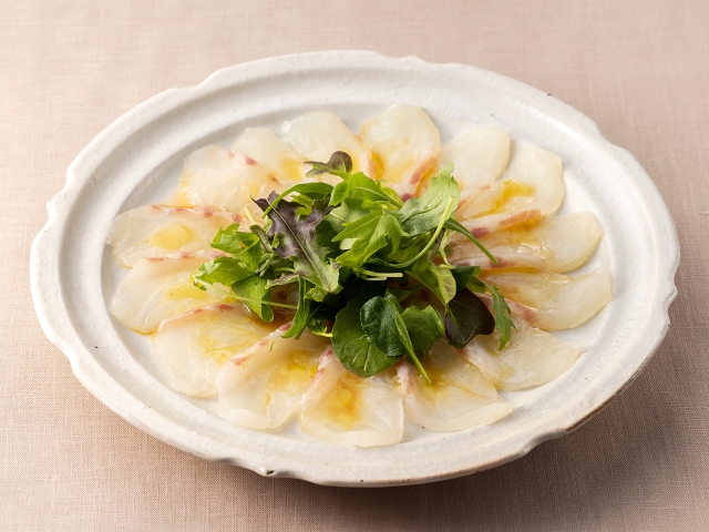 タイのカルパッチョ｜カマダレシピ｜鎌田醤油（かまだしょうゆ）公式