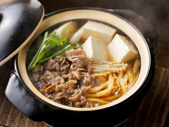 ともページ　湯豆腐鍋コンロ付き１０セット 肉豆腐鍋｜カマダレシピ｜鎌田醤油（かまだしょうゆ）公式通販サイト