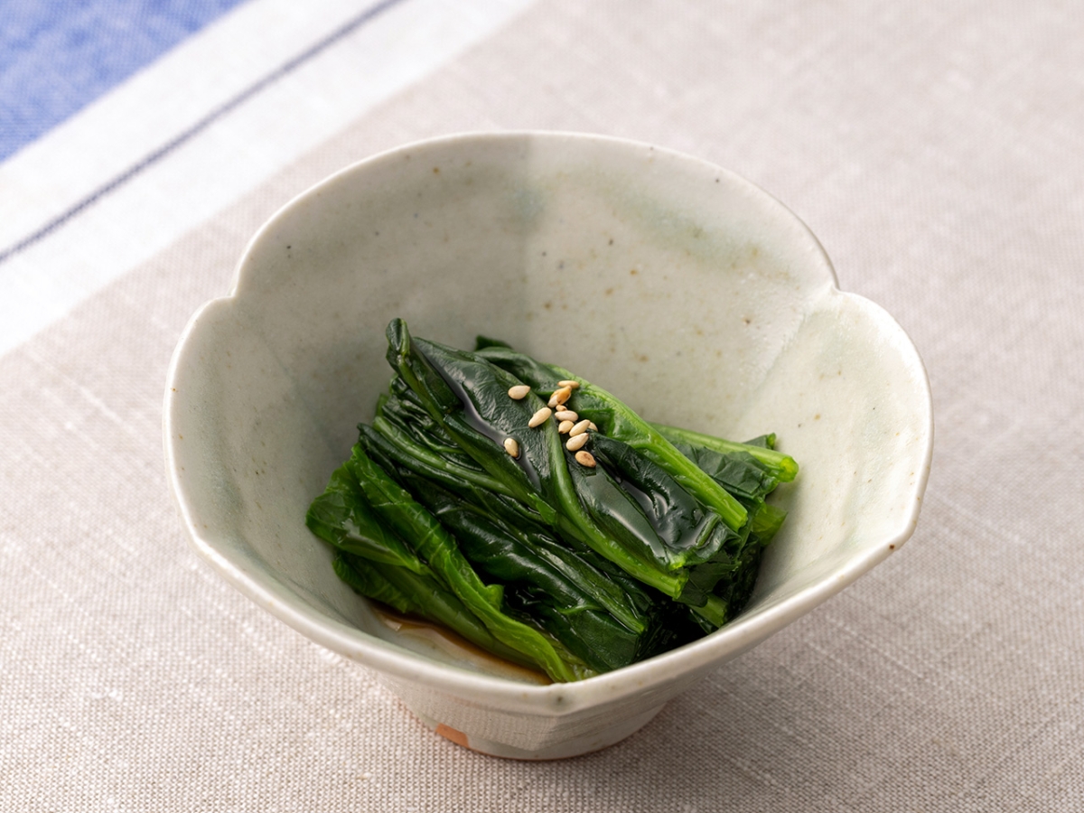 ほうれん草のおひたし｜カマダレシピ｜鎌田醤油（かまだしょうゆ）公式