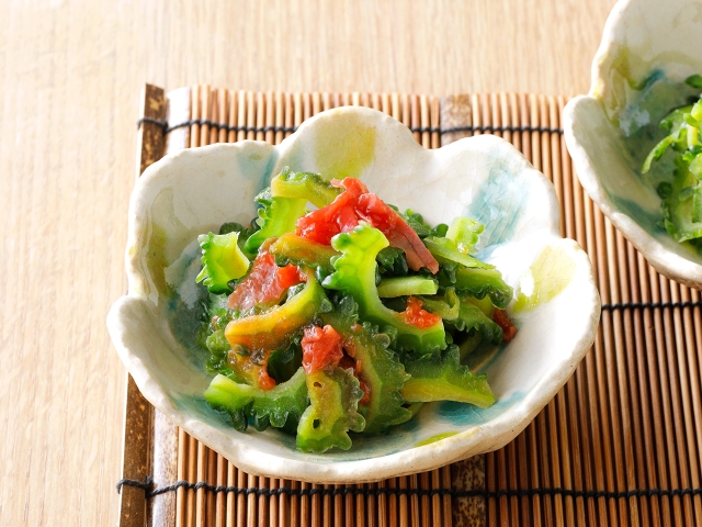 ゴーヤーと梅干しの和え物｜カマダレシピ｜鎌田醤油（かまだしょうゆ
