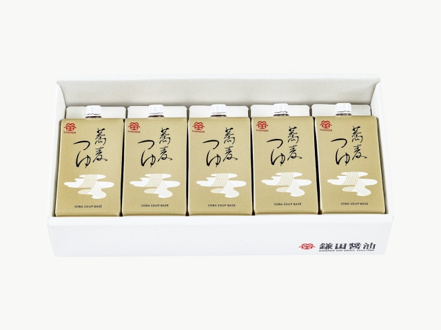 蕎麦つゆ 200㎖ 5ヶ入