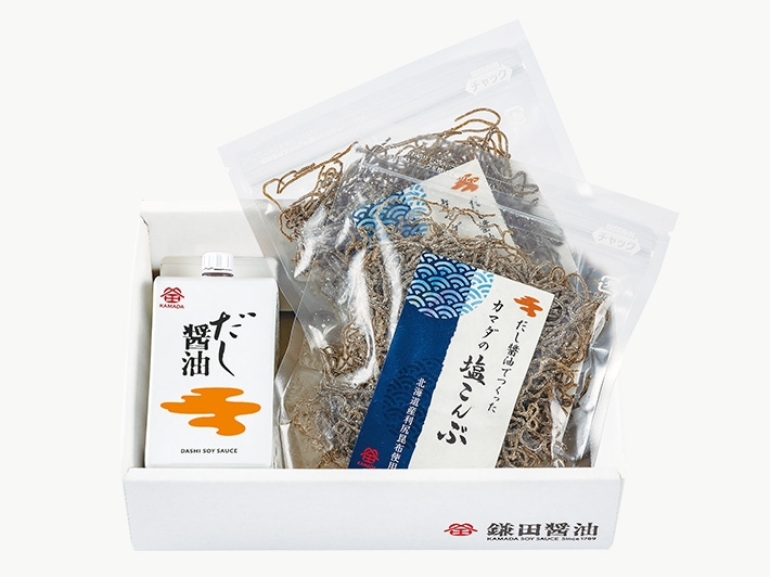 だし醤油と塩こんぶセット｜鎌田醤油（かまだしょうゆ）公式通販サイト