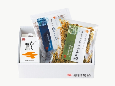 だし醤油とご飯のおともセット