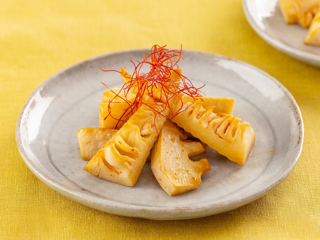 たけのこのピリ辛炒め｜カマダレシピ｜鎌田醤油（かまだしょうゆ）公式