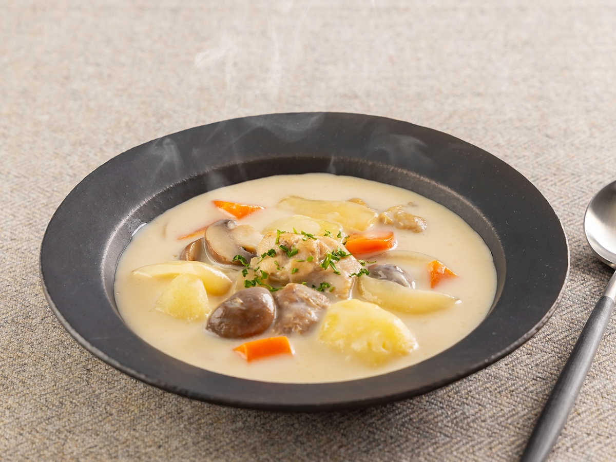 和風クリームシチュー｜カマダレシピ｜鎌田醤油（かまだしょうゆ）公式