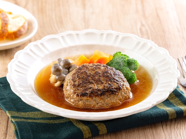和風スープハンバーグ｜カマダレシピ｜鎌田醤油（かまだしょうゆ）公式