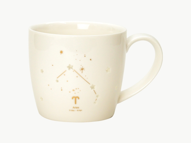 星眼鏡マグカップ（おひつじ座）
