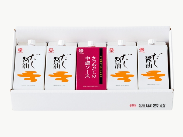 かつおだしの中濃ソースお試しセット 5ヶ入