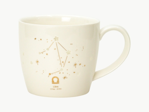星眼鏡マグカップ（てんびん座）