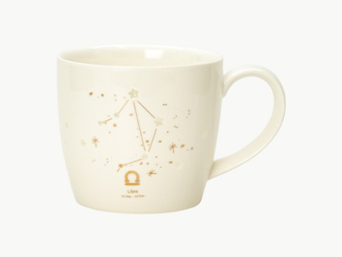 星眼鏡マグカップ（てんびん座）