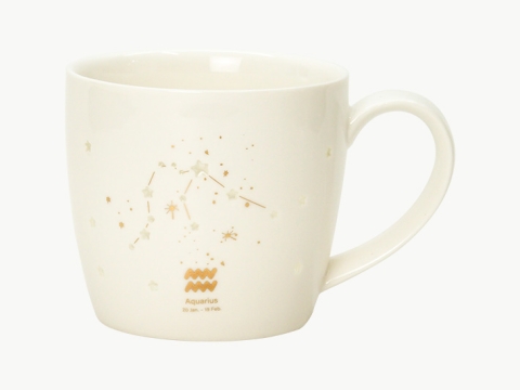 星眼鏡マグカップ（みずがめ座）