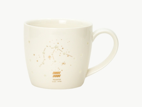 星眼鏡マグカップ（みずがめ座）