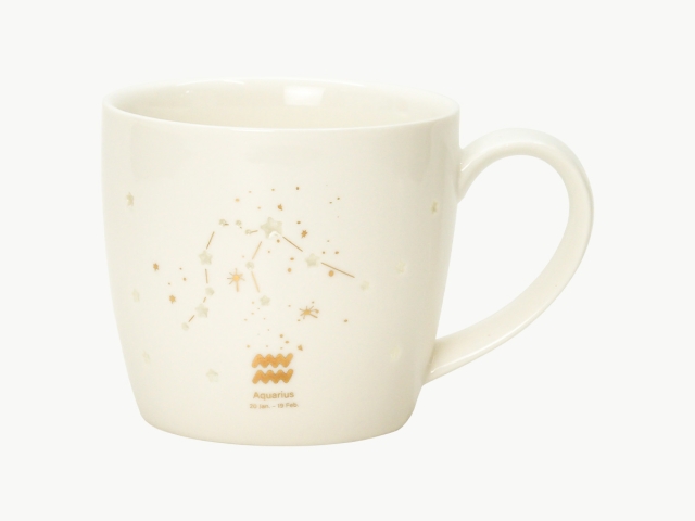 星眼鏡マグカップ（みずがめ座）
