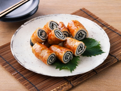 ささみの海苔わさびロール