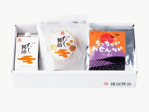 だし醤油とお菓子セット