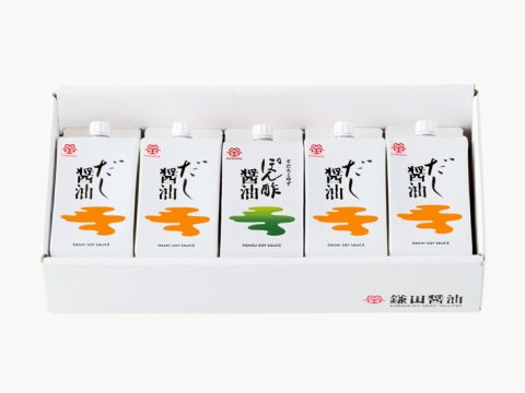 ぽん酢醤油お試しセット 5ヶ入