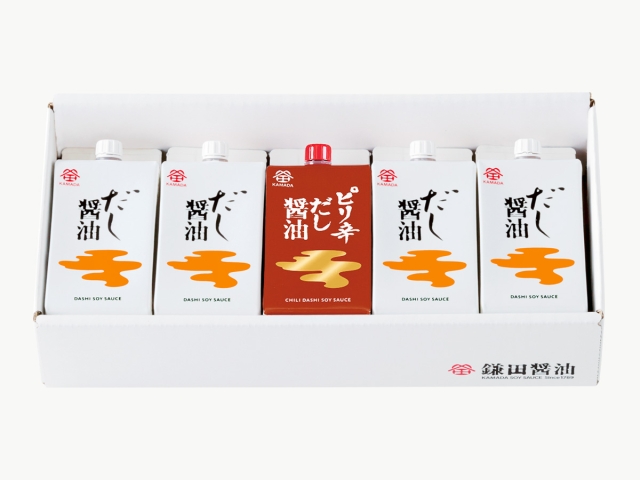 ピリ辛だし醤油お試しセット 5ヶ入