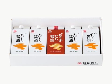 ピリ辛だし醤油お試しセット 5ヶ入