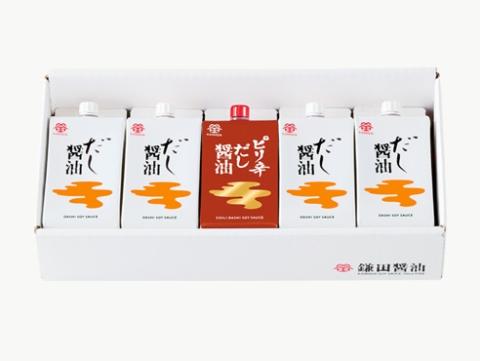 ピリ辛だし醤油お試しセット 5ヶ入