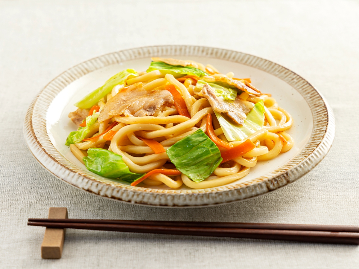 醤油焼うどん