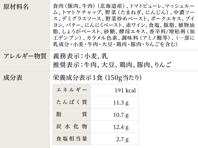 北海道産マッシュルームと挽き肉のボロネーゼ