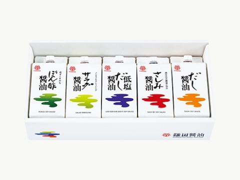 五色醤油 200㎖ 5ヶ入