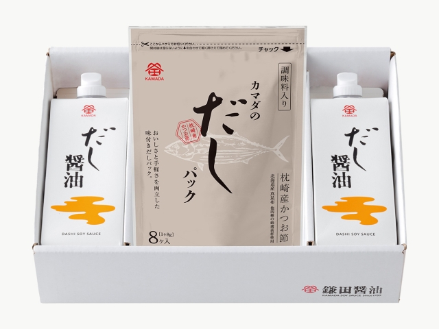 だし醤油とだしパックセット
