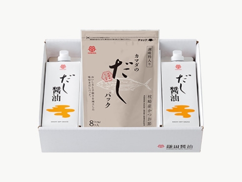 だし醤油とだしパックセット
