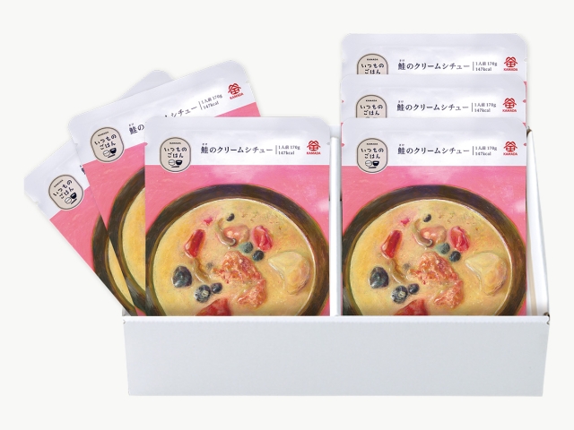 いつものごはん 鮭のクリームシチュー