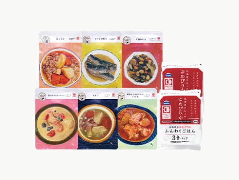 冬の仕送り お惣菜とご飯セット