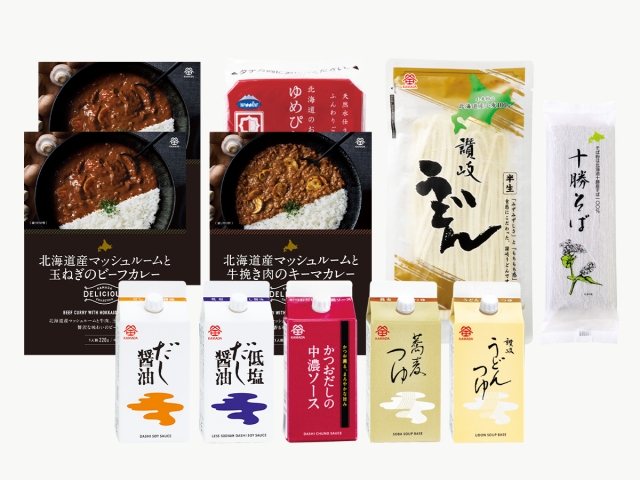 冬の仕送り カレーと麺セット