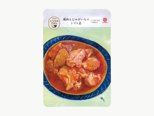いつものごはん 鶏肉とじゃがいものトマト煮