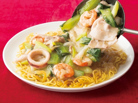 海鮮かた焼そば