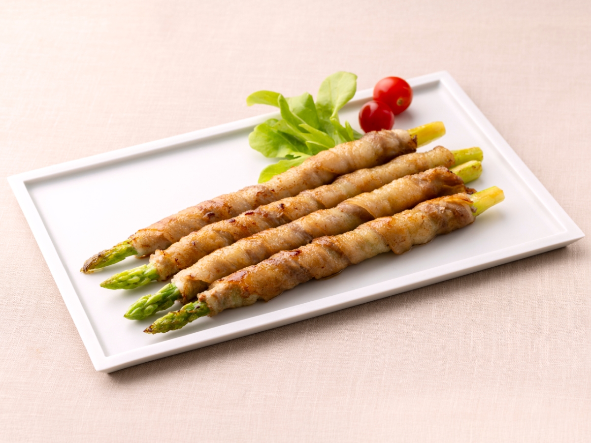 アスパラの肉巻き