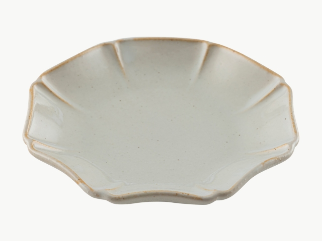 一花小皿（白）