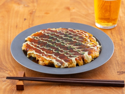 長芋入りお好み焼き