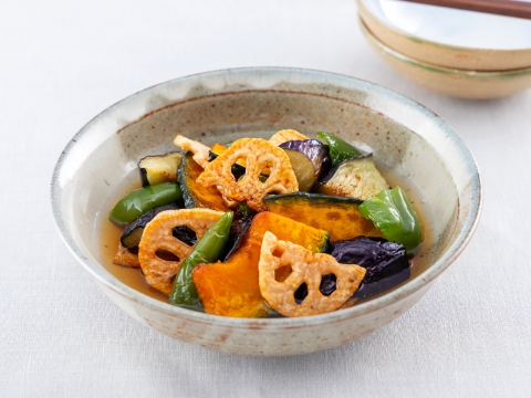 野菜の揚げ浸し