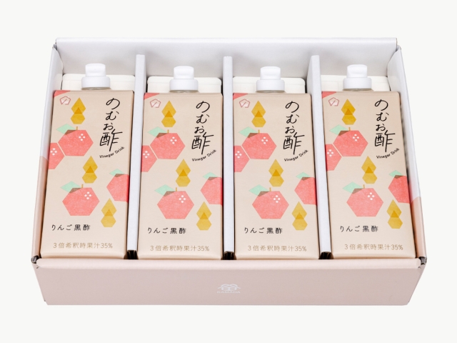 のむお酢 りんご黒酢 500㎖