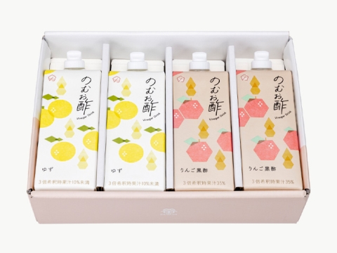 のむお酢セット 4本入
