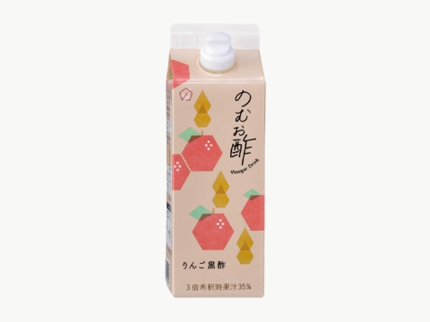 のむお酢 りんご黒酢 500㎖