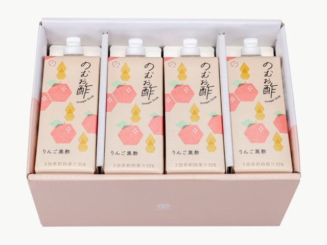 のむお酢 りんご黒酢 500㎖