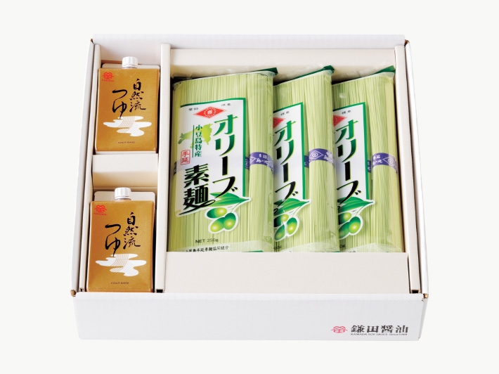 小豆島オリーブ素麺セット|鎌田醤油(かまだしょうゆ)公式通販サイト 小豆島オリーブ素麺セット|鎌田醤油(かまだしょうゆ)公式通販サイト