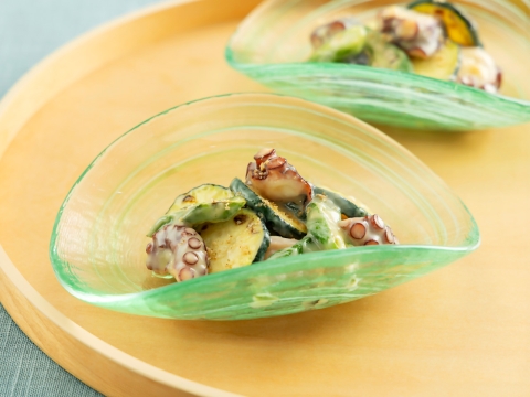 夏野菜の酢味噌和え